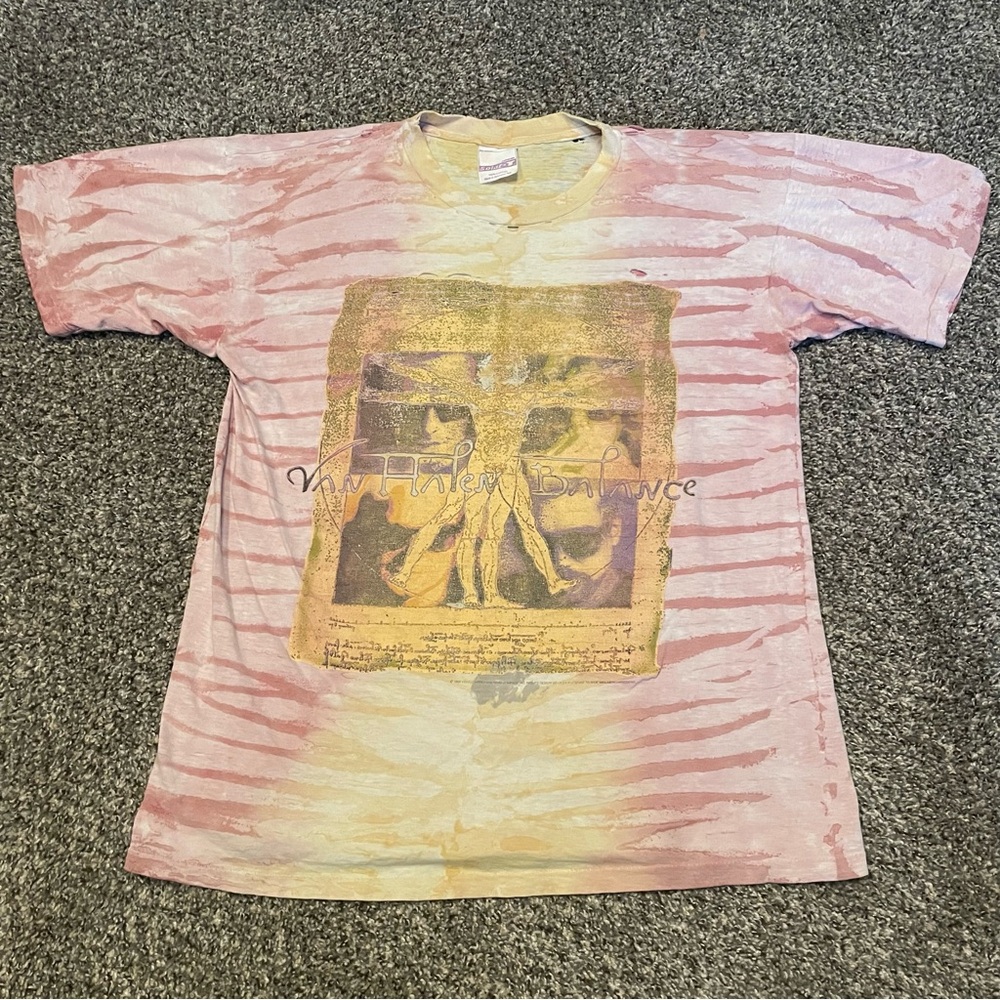 Vintage 1995 Van Halen Balence Original Band TShirt Size Large